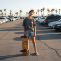 Skateboard Ghettoblaster Surfskate Teak Snake Head 30