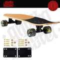 Skateboard Ghettoblaster Surfskate Teak Snake Head 30