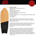 Skateboard Ghettoblaster Surfskate Teak Snake Head 30