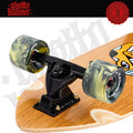 Skateboard Ghettoblaster Surfskate Teak Snake Head 30