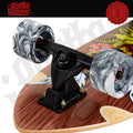 Skateboard Ghettoblaster Surfskate Tiki Token Mogano Fish tail 32