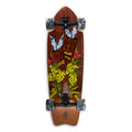 Skateboard Ghettoblaster Surfskate Tiki Token Mogano Fish tail 32