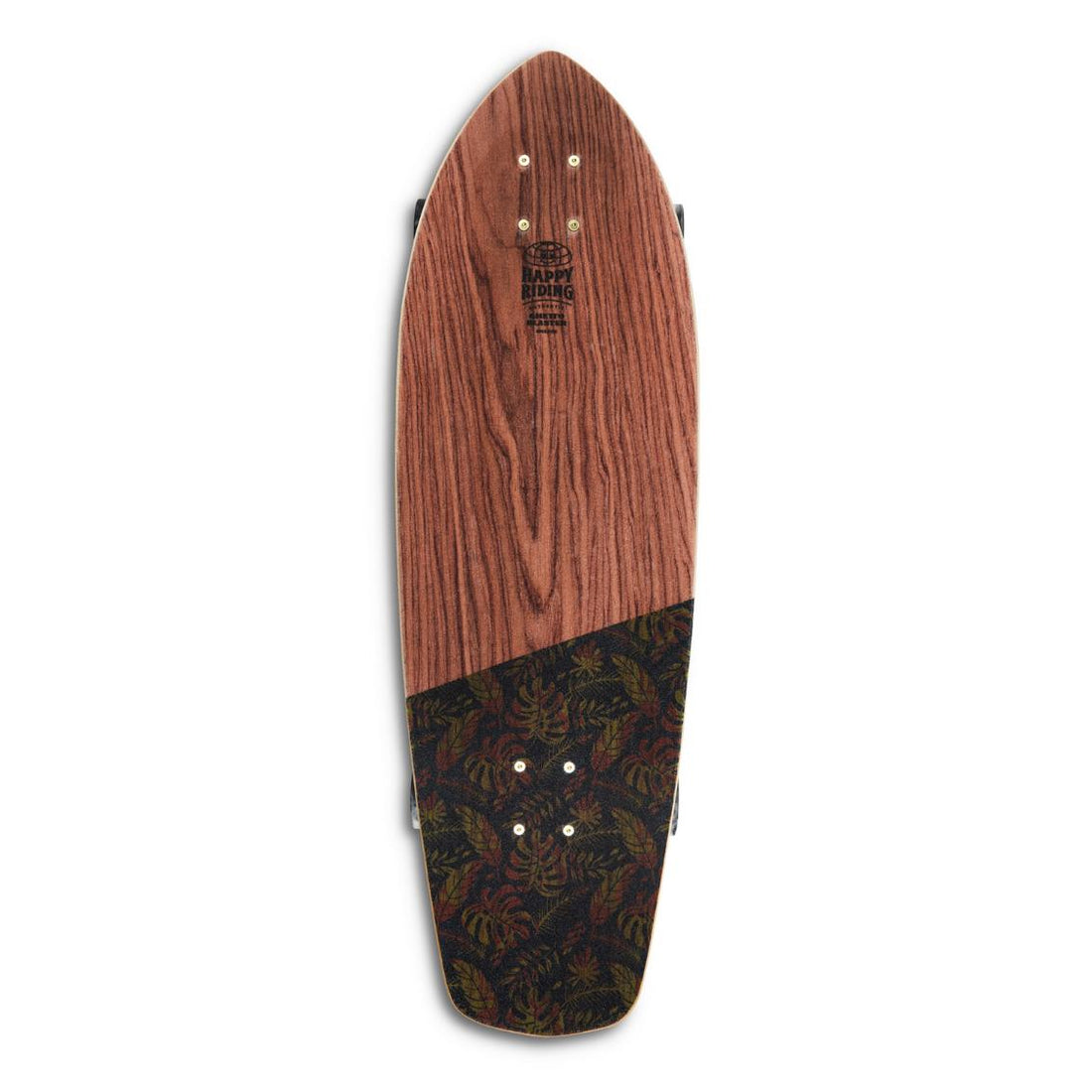Skateboard Ghettoblaster Surfskate Tiki Token Mogano 32" 9.875"