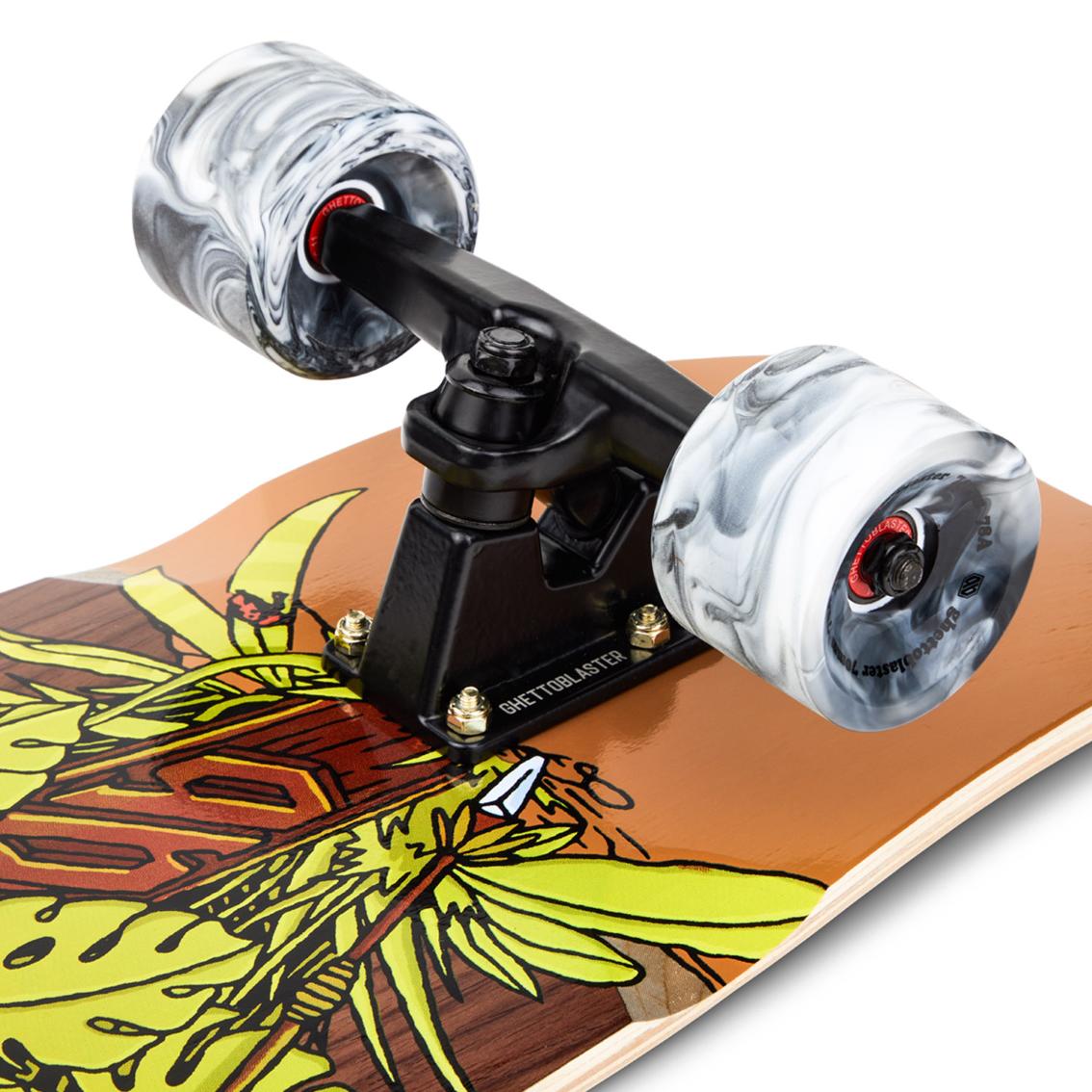 Skateboard Ghettoblaster Surfskate Tiki Token Mogano Fish tail 32" 9.875"