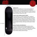 Skateboard Ghettoblaster Tavola Small Logo Black 8.5