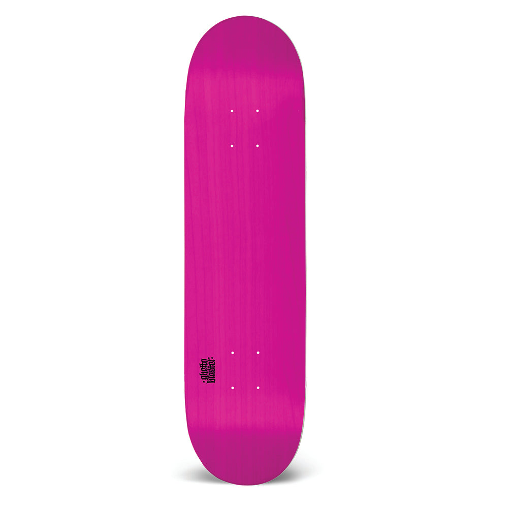 Skateboard Ghettoblaster Tavola Small Logo Fucsia 7.75""