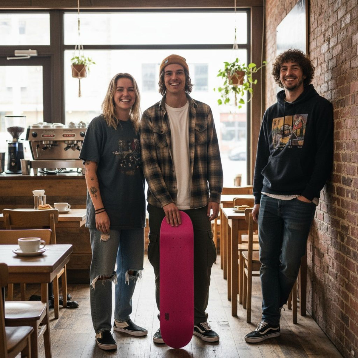 Skateboard Ghettoblaster Tavola Small Logo Fucsia 7.75""