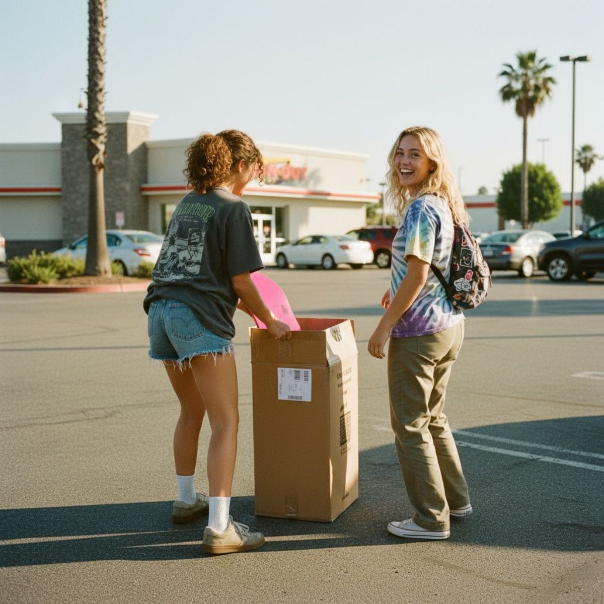 Skateboard Ghettoblaster Tavola Small Logo Fucsia 7.75""