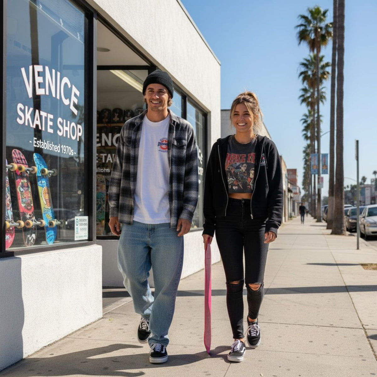 Skateboard Ghettoblaster Tavola Small Logo Fucsia 7.75""