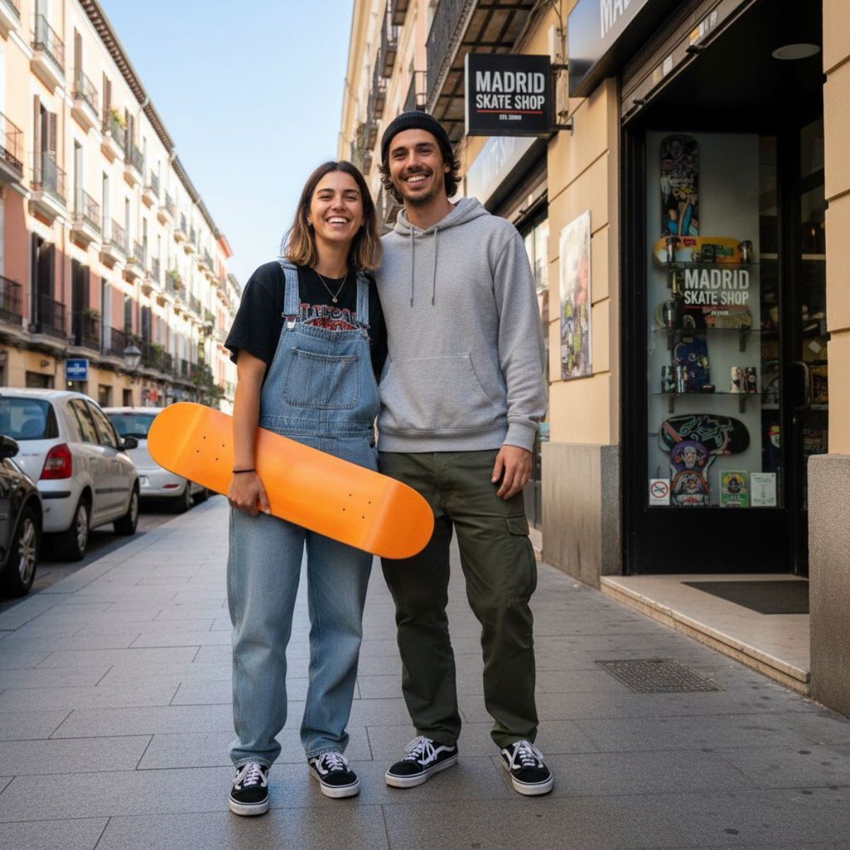 Skateboard Ghettoblaster Tavola Small Logo Orange 8.125""