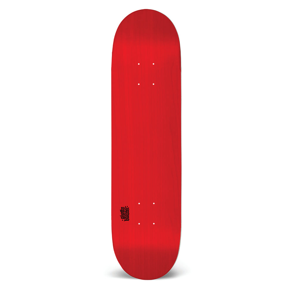 Skateboard Ghettoblaster Tavola Small Logo Red 8.25""