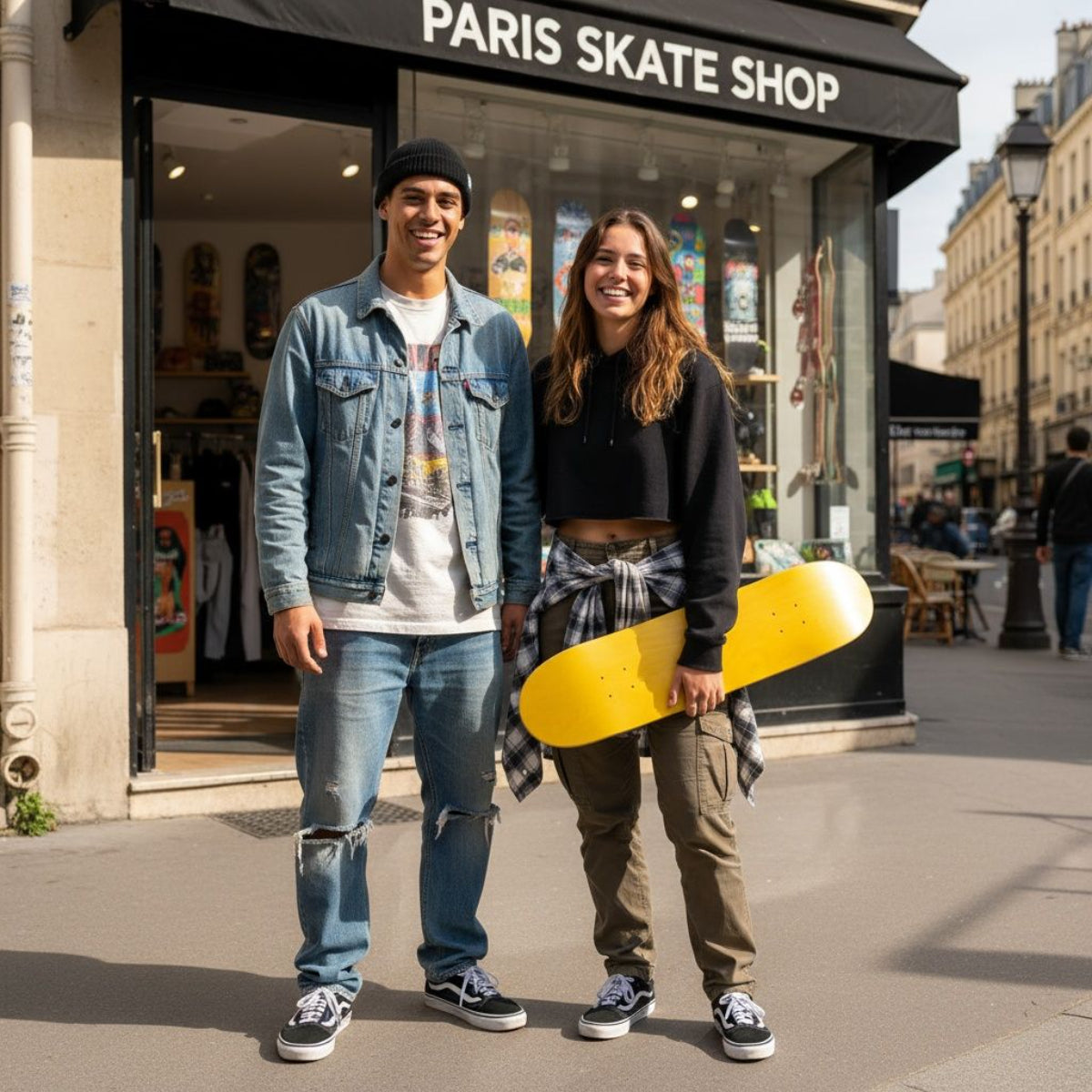 Skateboard Ghettoblaster Tavola Small Logo Yellow 8.0""