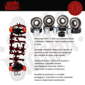 Skateboard Ghettoblaster per iniziare Barded Wire Red 8.0