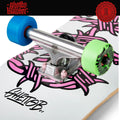 Skateboard Ghettoblaster per iniziare Barded Wire Pink 8.125