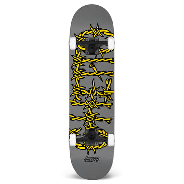 Skateboard Ghettoblaster per iniziare Barded Wire grey 7.87"