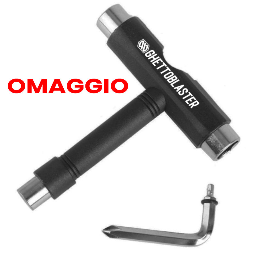 Skateboard Ghettoblaster per iniziare Barded Wire grey 7.87"