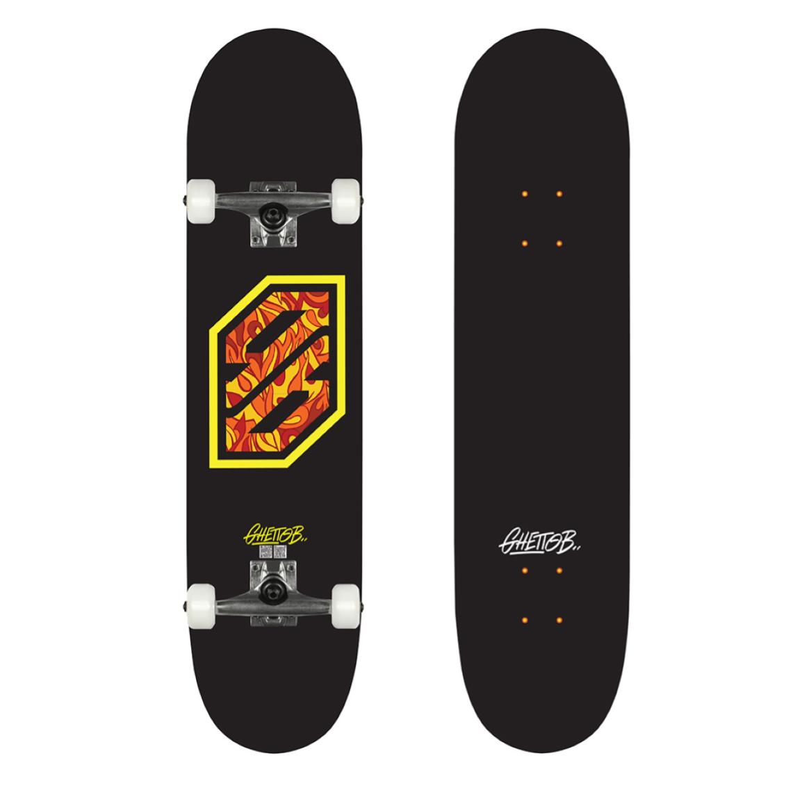 Skateboard Ghettoblaster per iniziare FlameYellow 8.125"