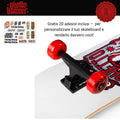 Skateboard Ghettoblaster per iniziare Kobra Red 7.80