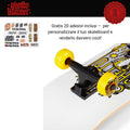 Skateboard Ghettoblaster per iniziare Kobra Yellow 8.0