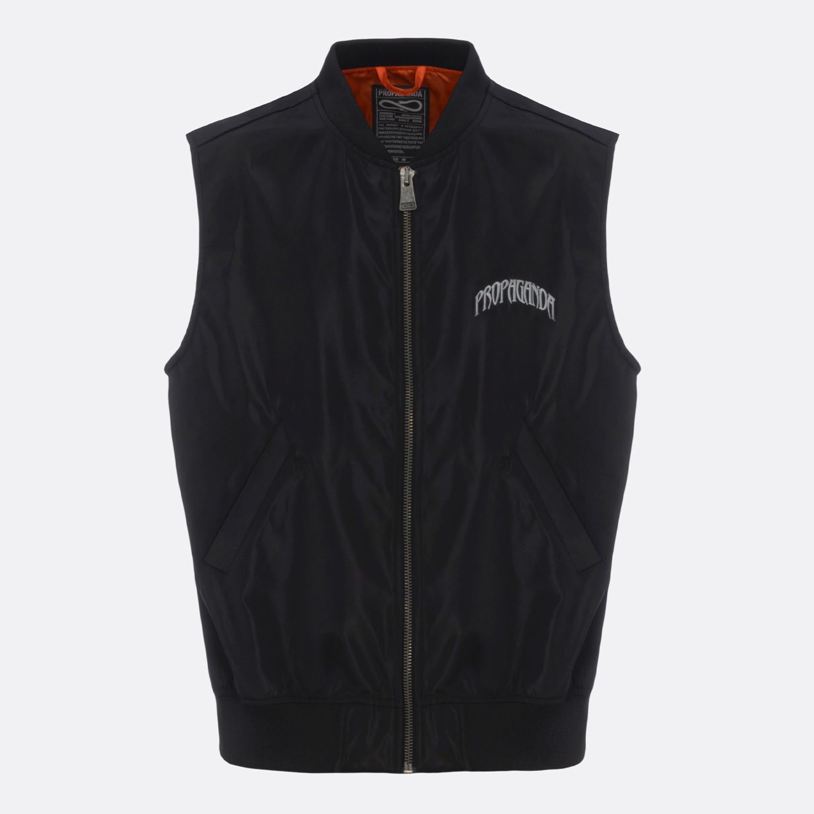 Smanicato Propaganda Triangle Cobrahm Sleeveless Bomber black