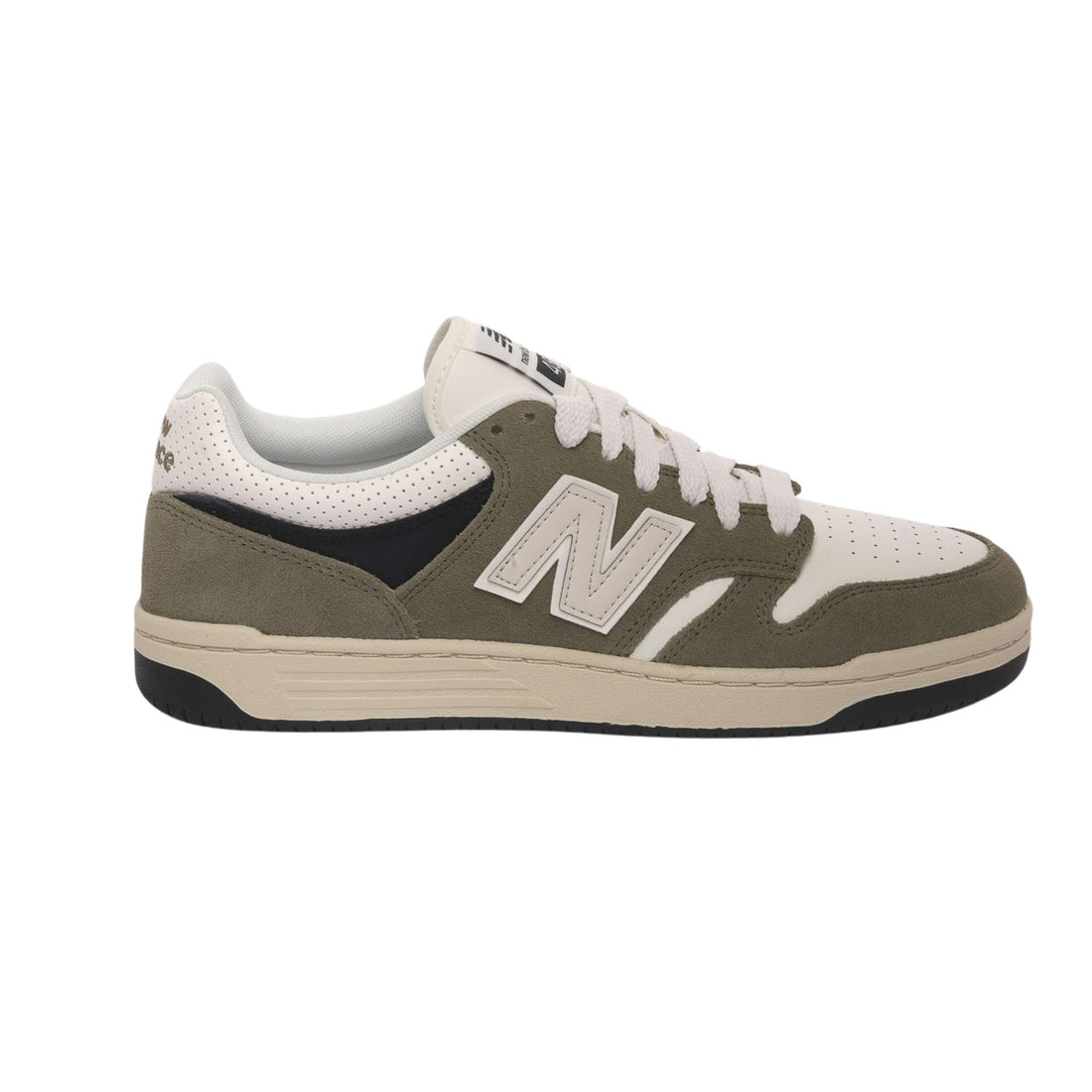 Sneakers New Balance 480 olive green white