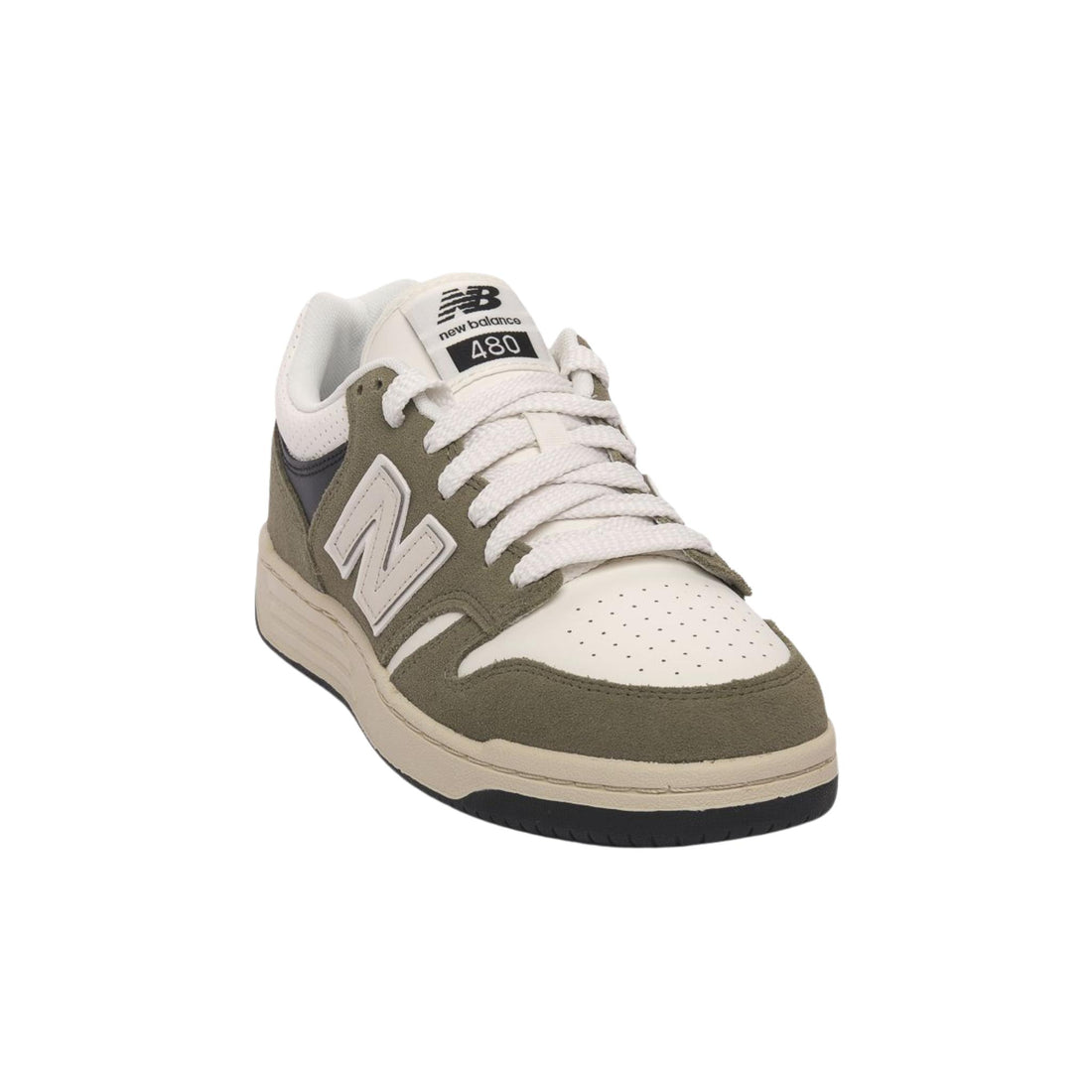 Sneakers New Balance 480 olive green white