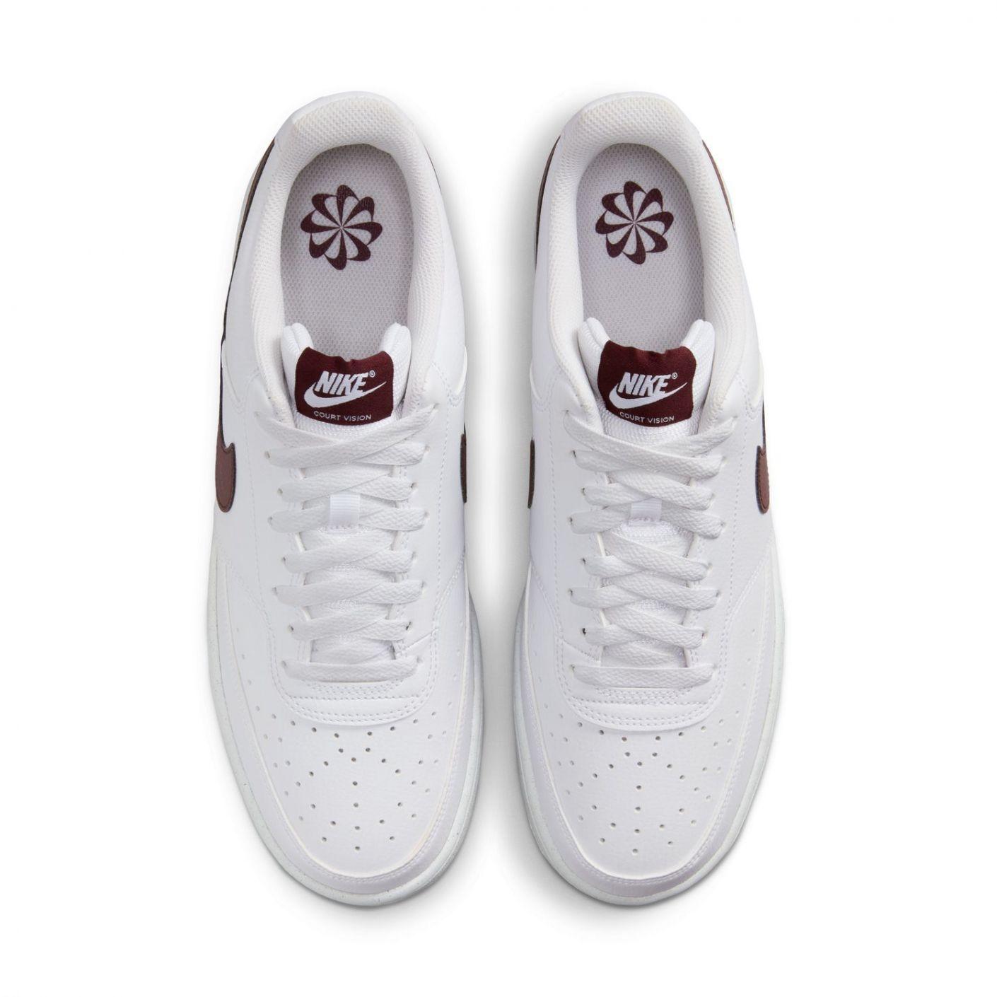 Sneakers Nike Court Vision Low 113 white burgundy