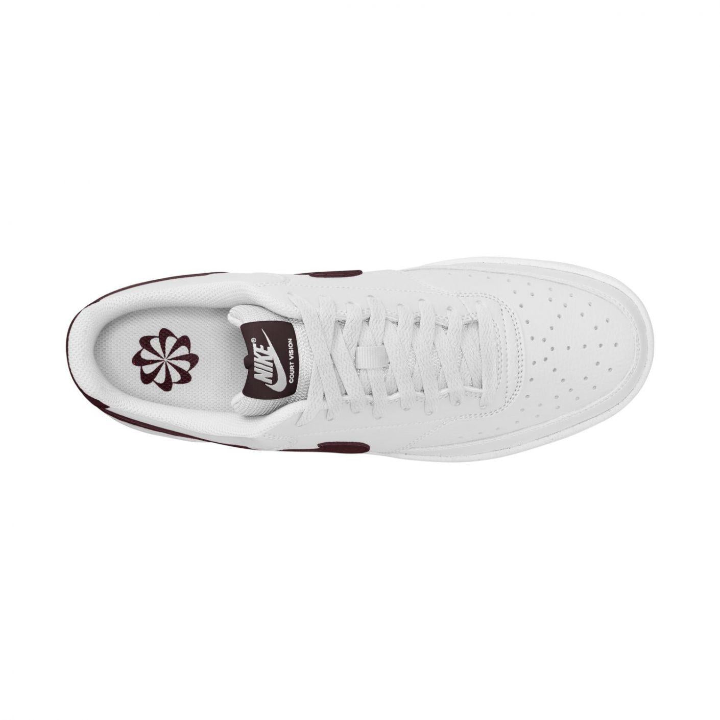Sneakers Nike Court Vision Low 113 white burgundy