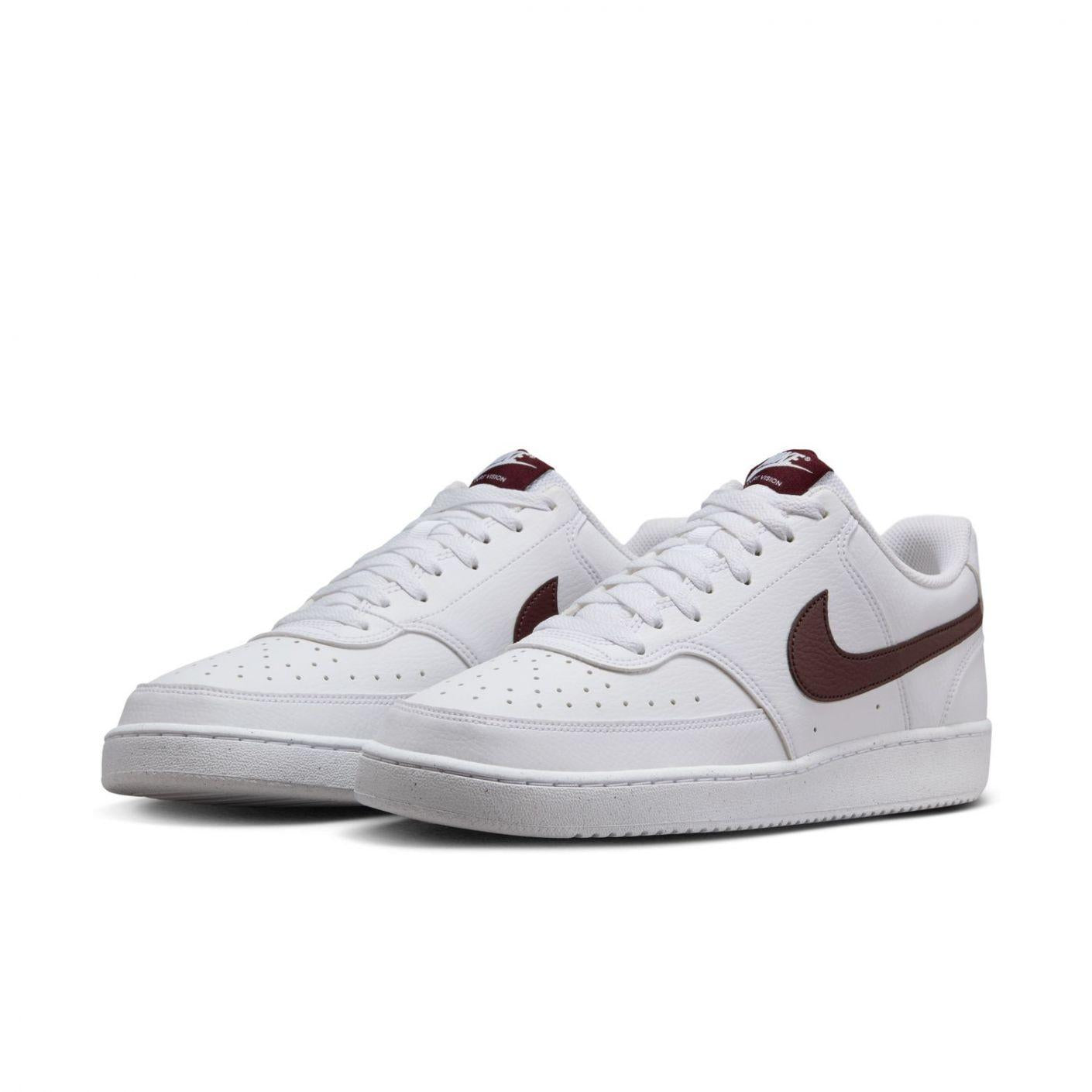 Sneakers Nike Court Vision Low 113 white burgundy