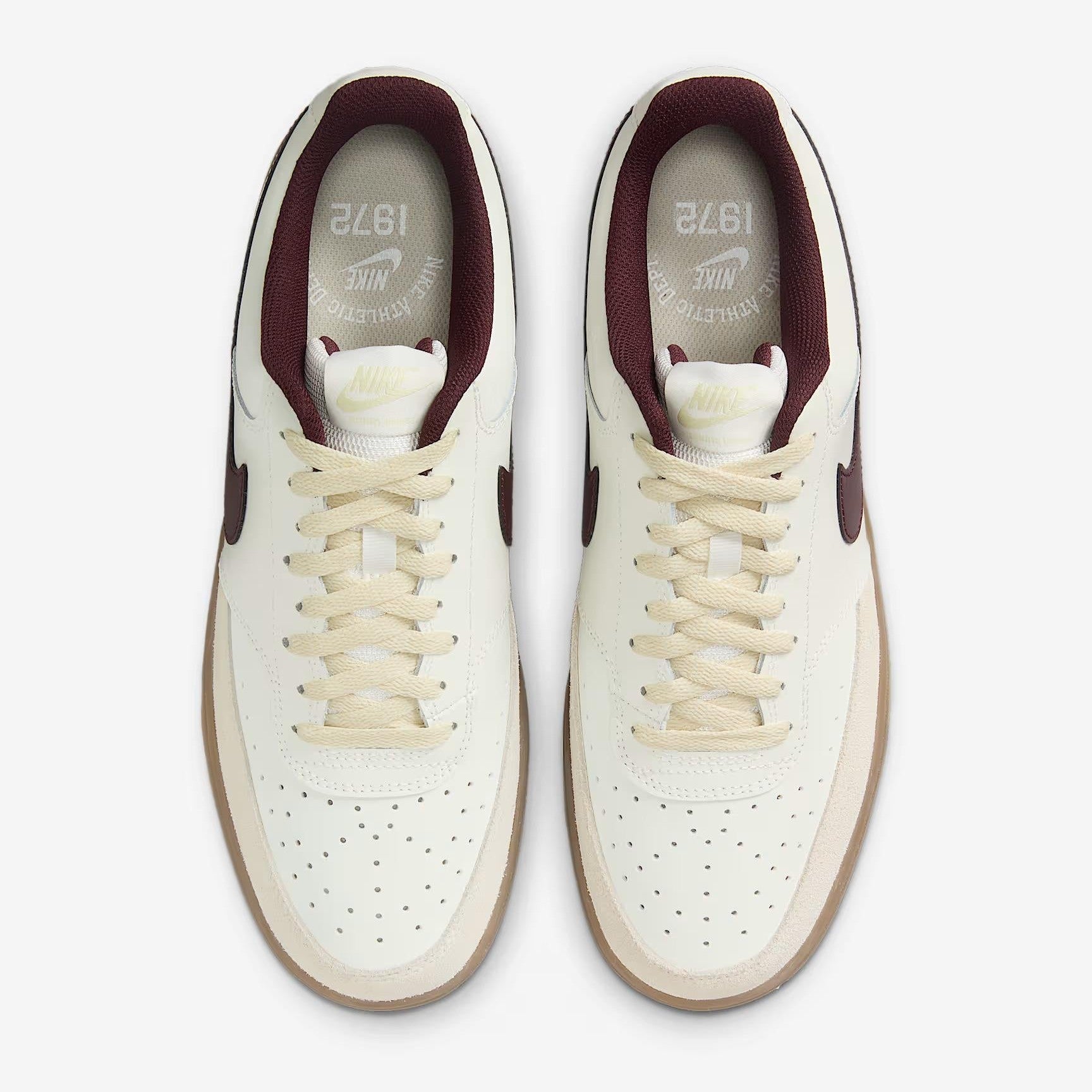 Sneakers Nike Court Vision Low NN 101 dark brown burgundy crush