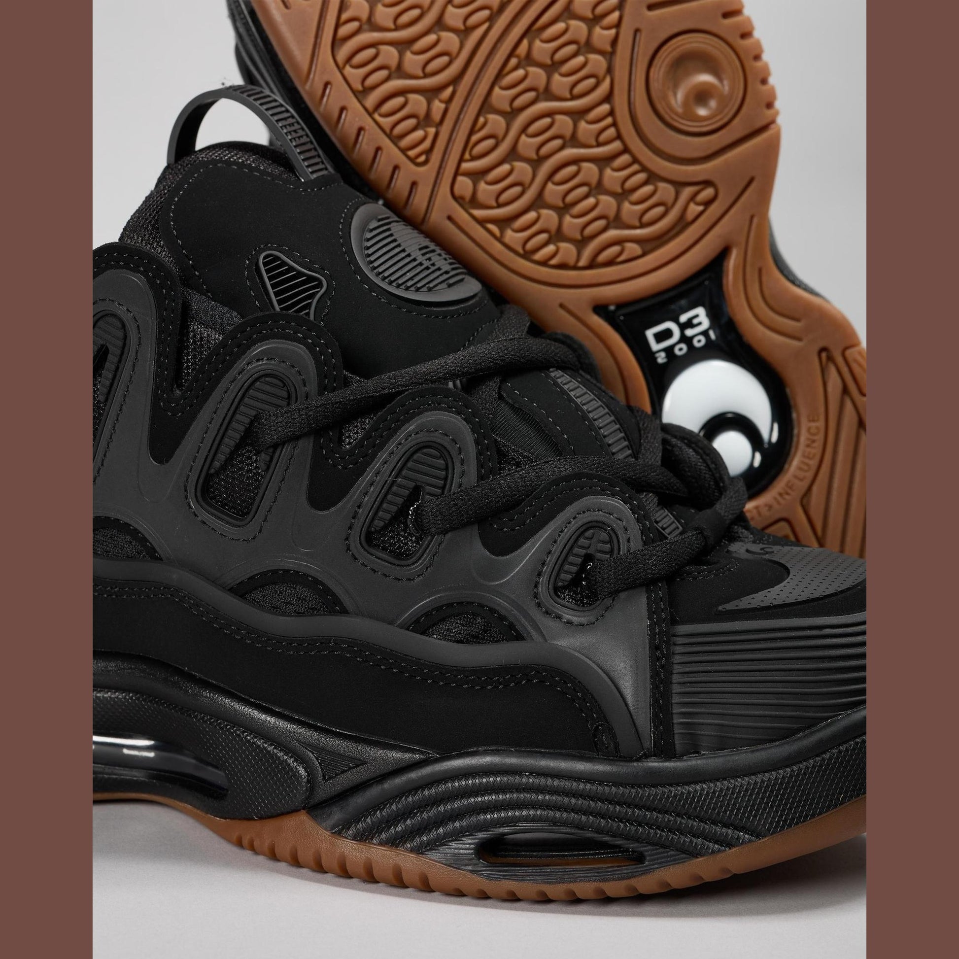 Sneakers Osiris D3 2001 black black gum