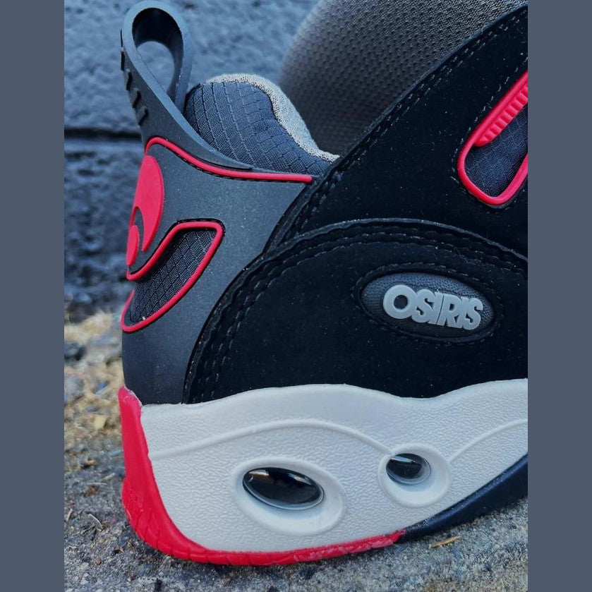 Sneakers Osiris D3 2001 black charcoal red