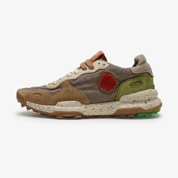 Sneakers Satorisan Chacrona Linen Olive