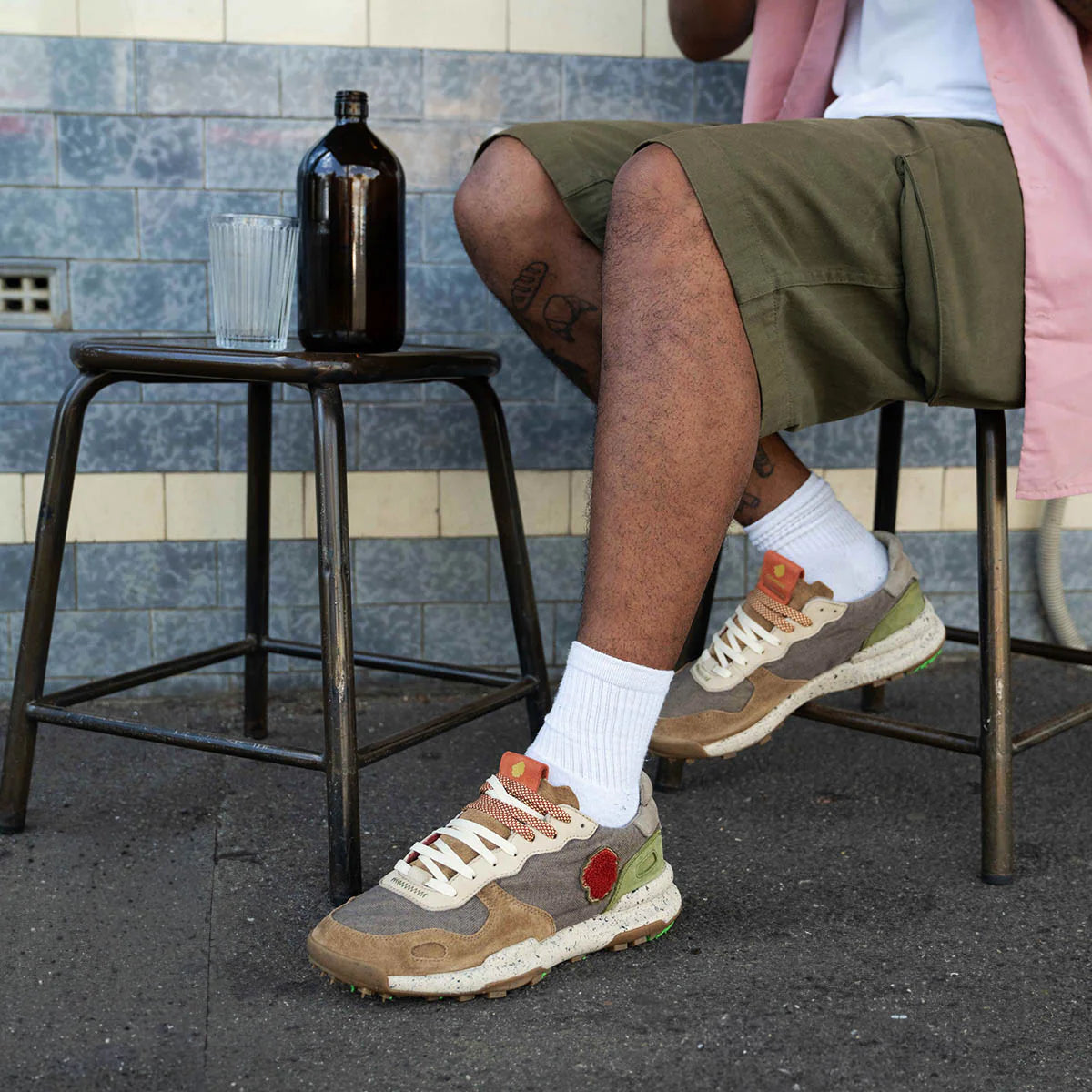 Sneakers Satorisan Chacrona Linen Olive
