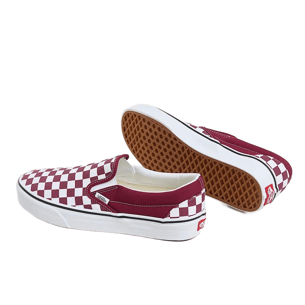 Sneakers Vans Slip-On bordeaux checkerboard