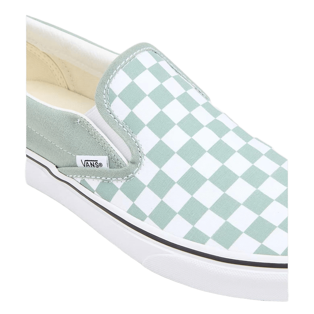 Sneakers Vans Slip-On green checkerboard