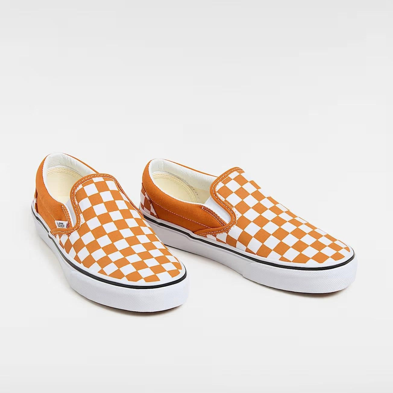 Sneakers Vans Slip-On orange checkerboard
