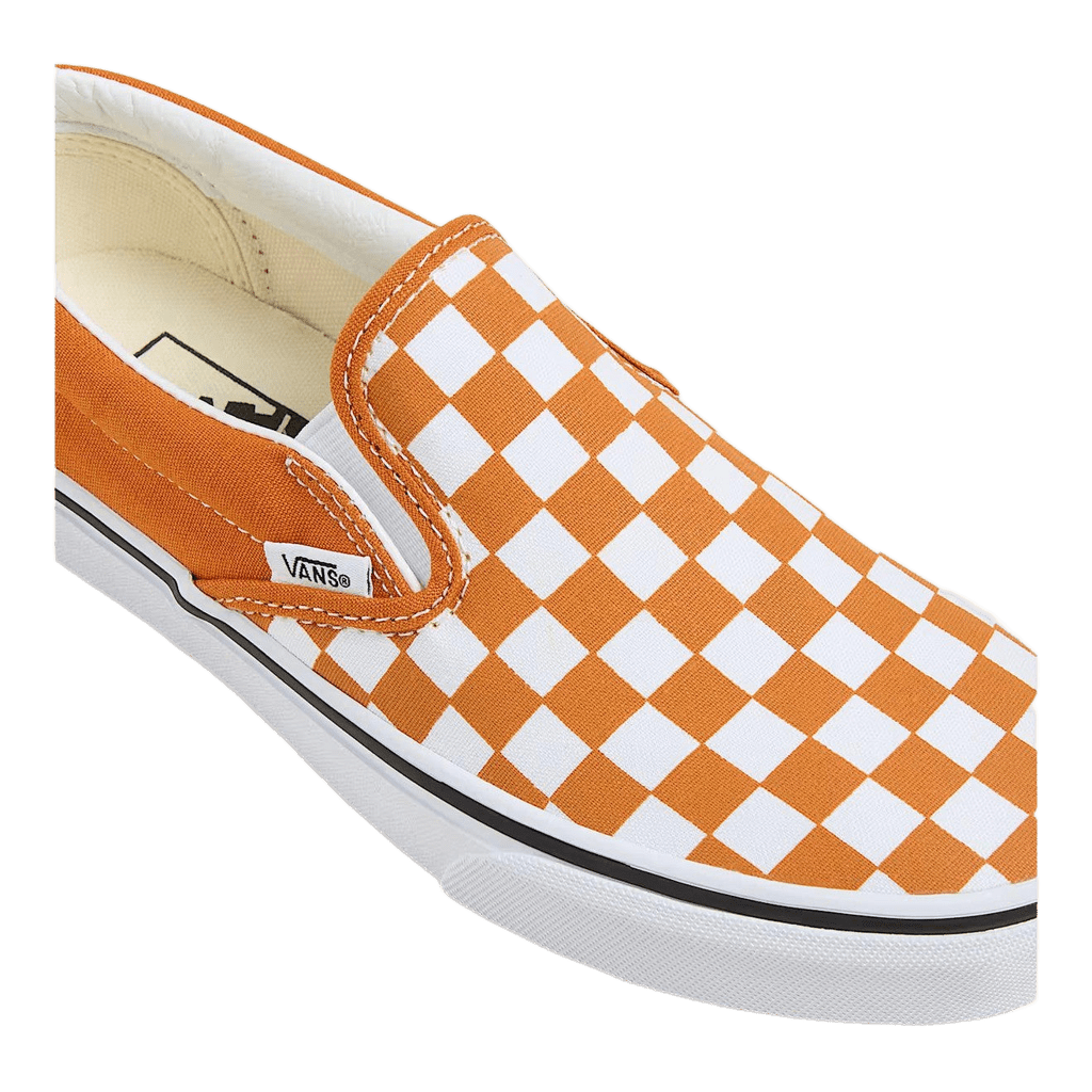 Sneakers Vans Slip-On orange checkerboard
