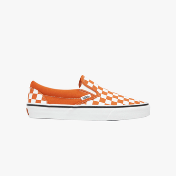 Sneakers Vans Slip-On orange checkerboard