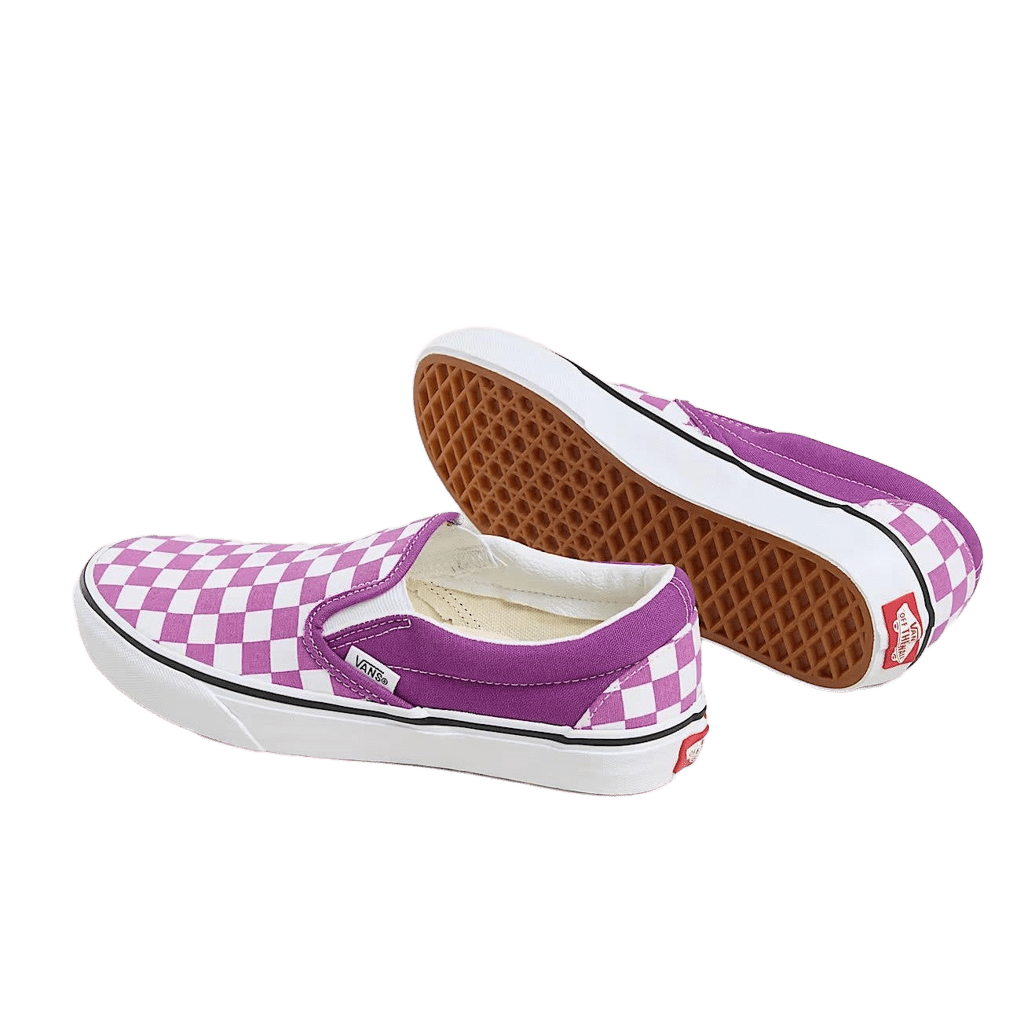 Sneakers Vans Slip-On violet checkerboard
