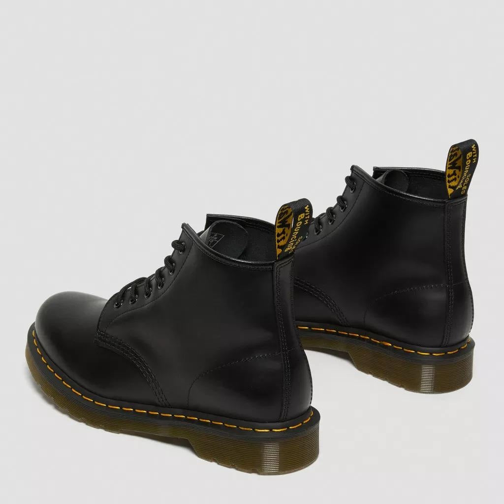 Stivali Dr Martens 101 Smooth black yellow stitch