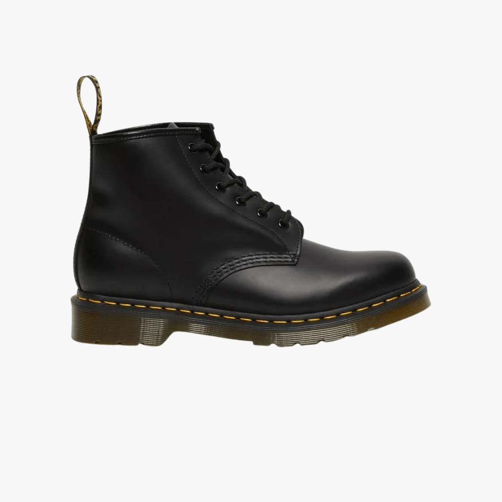 Stivali Dr Martens 101 Smooth black yellow stitch