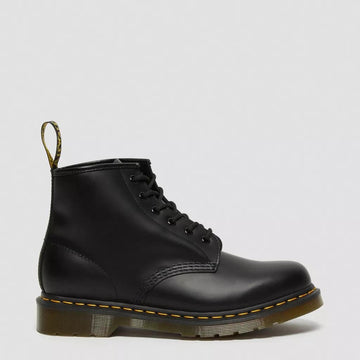 Stivali Dr Martens 101 smooth black yellow stitch