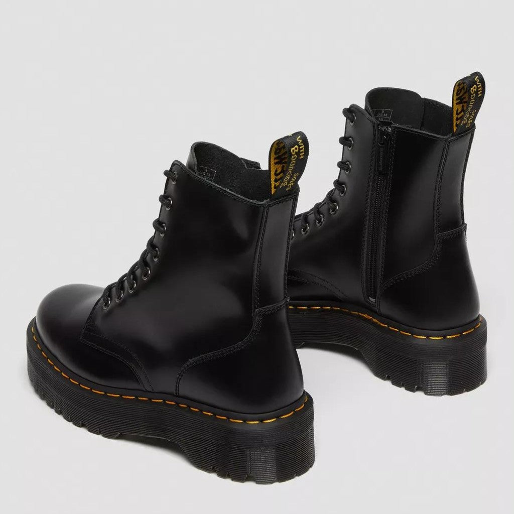 Stivali Dr Martens platform Jadon smooth black