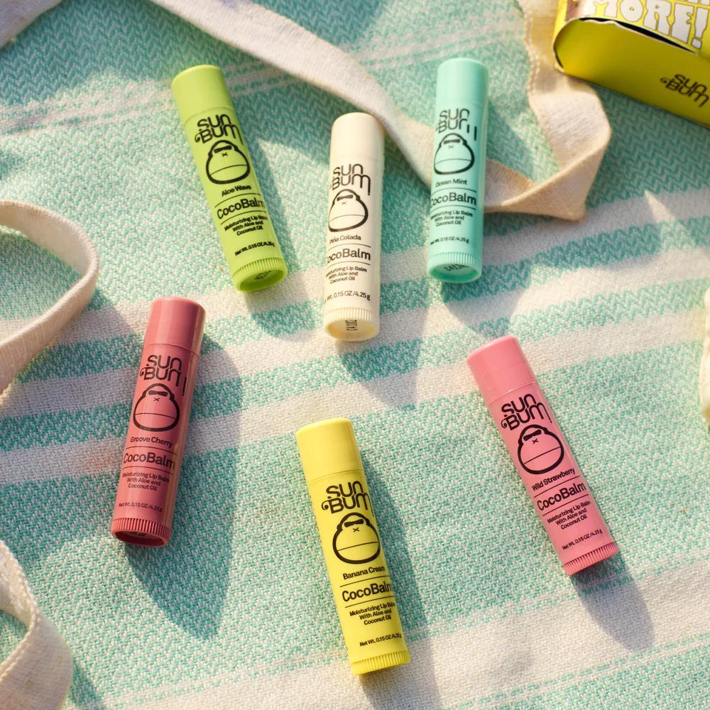Sun Bum CocoBalm Moinst Lip Balm Groove Cherry