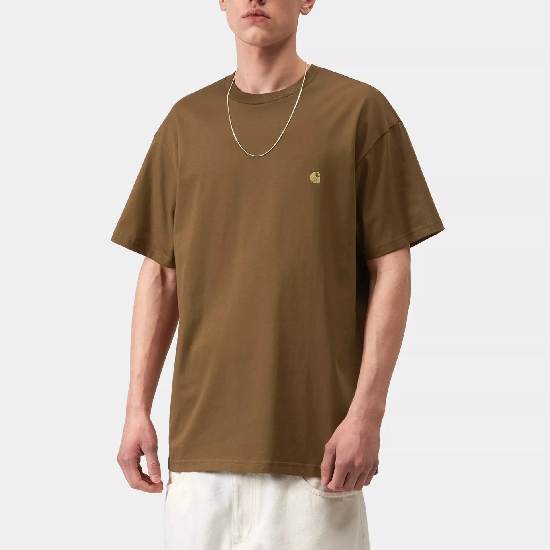 T Shirt Carhartt Chase SS Hamilton Brown