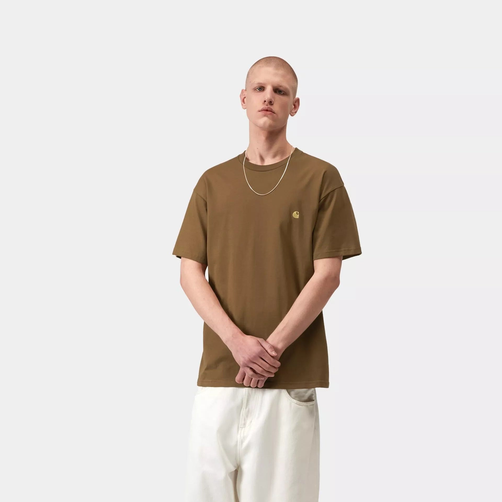 T Shirt Carhartt Chase SS Hamilton Brown
