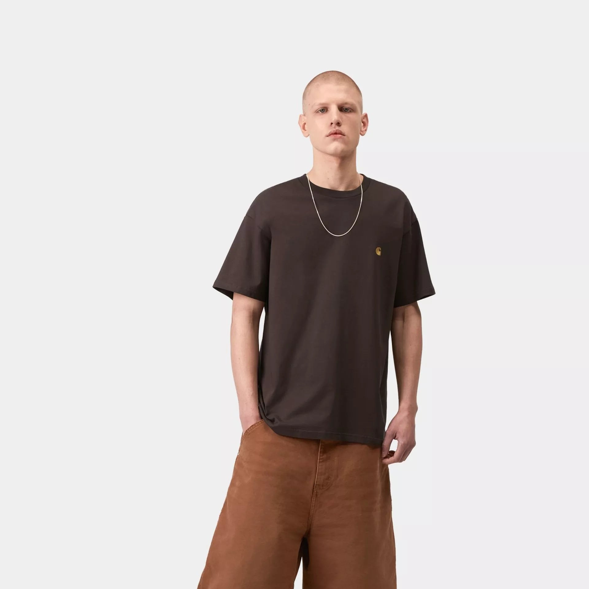 T Shirt Carhartt Chase SS Shale