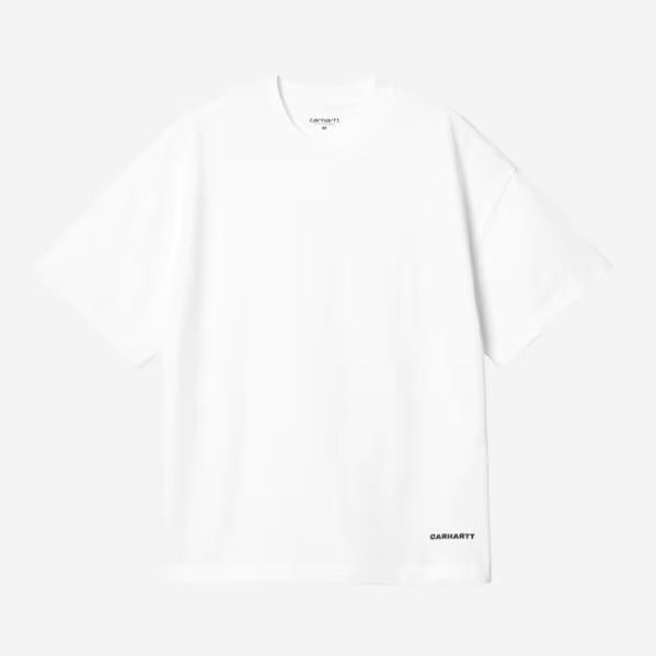 T Shirt Carhartt Link Script White