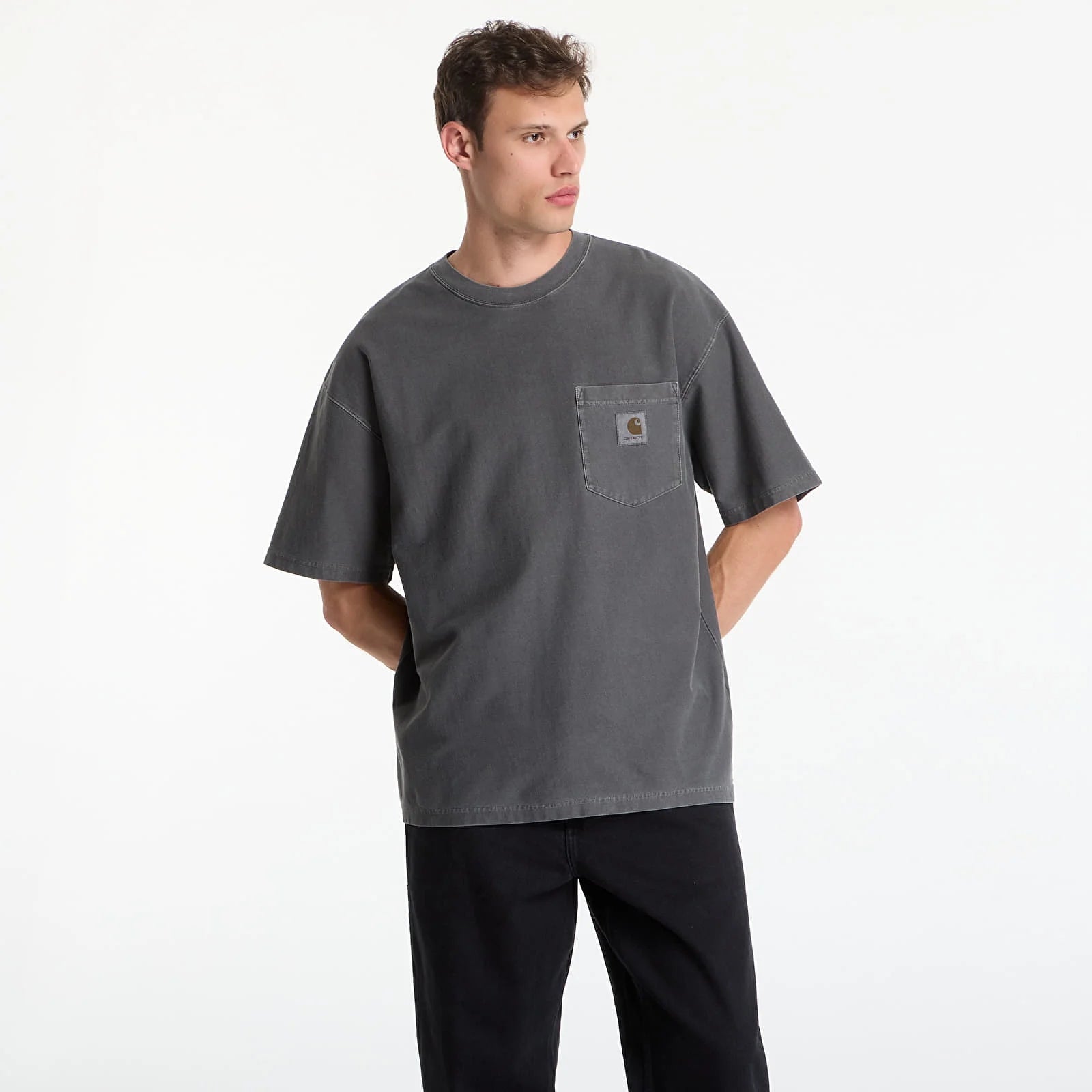 T Shirt Carhartt Loose PKT Black